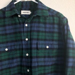 Taylor stitch button down front LS Flannel Shirt L